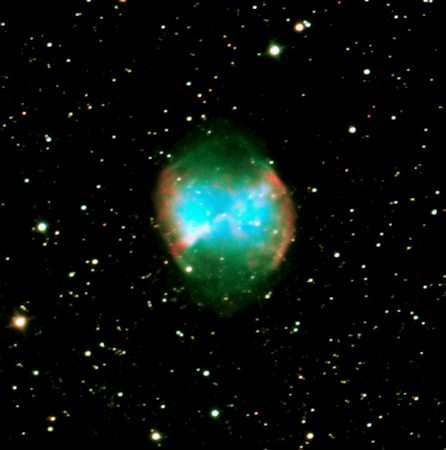 M27 - the dumbell nebula