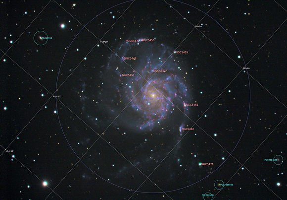 M 101 Annotated