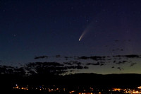 Comet over Peachland