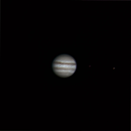 Jupiter with Callisto and Io