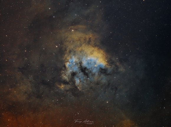 The Skull Nebula NGC 7822