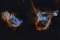 IC 1805 and IC 1848, the Heart and Soul Nebula