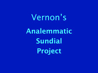 Vernon Analemmatic Sundial