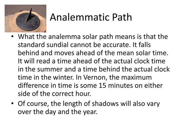 The Analemmatic Sundial Project