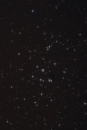 M44 Open Star Cluster 24.5 min with star diffraction masking