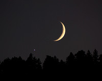 Crescent Moon meets Venus (#74)