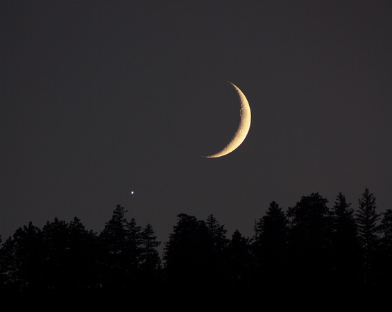 Crescent Moon meets Venus (#74)