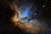 NGC 7380 and SH2-142, the Wizard Nebula