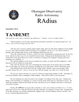 Radius Issue September 2014