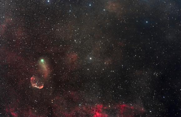 12P Pons-Brooks and NGC 6888 Jan. 12/24