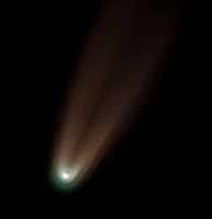 Comet NEOWise's green coma