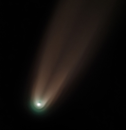 Comet NEOWise's green coma