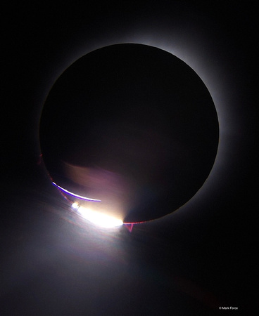 Third contact and totality ends