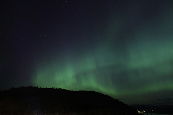 Auroral Oval over Rattlesnake Mountain