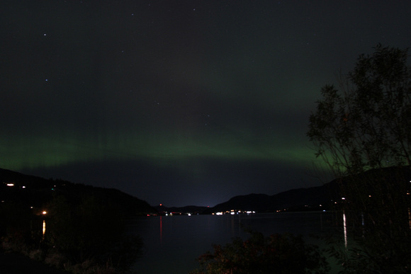 Oct. 10/24 Aurora from Woods Lake