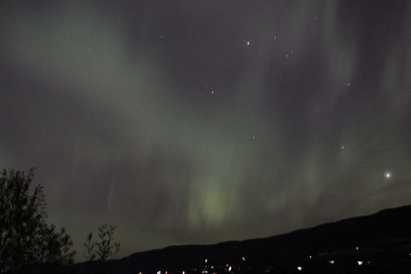 Oct. 10/24 Aurora from Woods Lake