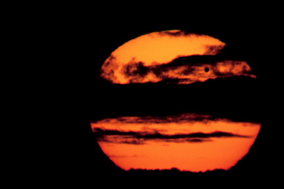Cloudy Transit of Venus
