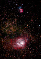 The Lagoon and Trifid Nebulae (#20)