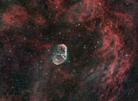 Crescent Nebula Stars large