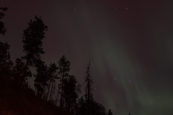 Oct. 10/24 Aurora from Woods Lake