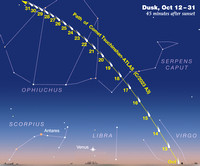 Comet Tsuchinshan in October 2024