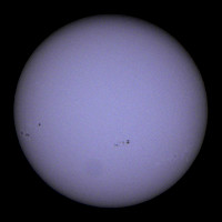 Renewed sunspot activity, April 14